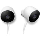 Google Nest Aware (£5 - £10/mo.) Surveillance Cameras Google Nest Cam Outdoor 2-pack