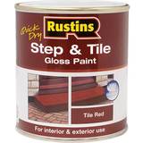 Rustins Floor Paints Rustins Quick Dry Step & Tile Floor Paint Red 1L