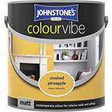Johnstones Yellow Paint Johnstones Colour Vibe Ceiling Paint, Wall Paint Crushed Pineapple 2.5L