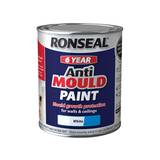 Ronseal Satin - White Paint Ronseal Anti Mould Ceiling Paint White 0.75L
