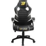 Padded Armrest Gaming Chairs Brazen Gamingchairs Puma Gaming Chair - Black/White