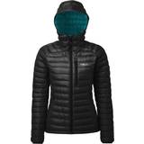 Rab Women Jackets Rab Women's Microlight Alpine Jacket - Black/Seaglass