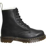 Low Heel Lace Boots Dr. Martens 1460 Serena - Black Burnished Wyoming