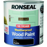 Ronseal Wood Paints Ronseal 10 Year Weatherproof Wood Paint Black 2.5L