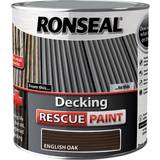 Ronseal Brown - Outdoor Use Paint Ronseal Decking Rescue Wood Paint Brown 5L
