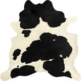 Sheepskin vidaXL Genuine Cowhide Black, White 150x170cm