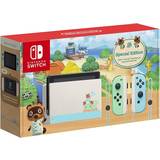 480p Game Consoles Nintendo Switch - Green/Blue - Animal Crossing: New Horizons Edition 2020
