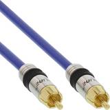 Blue - Coaxial Cables for Audio InLine Premium 50 Ohm Coax 1RCA - 1RCA 20m