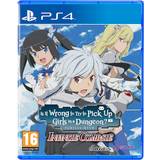 PlayStation 4 Games Is It Wrong to Try to Pick Up Girls in a Dungeon?: Familia Myth - Infinite Combate (PS4)