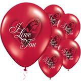 Latex Ballon I Love You Heart Red