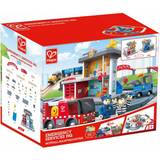 Polices Train Track Set Hape Emergency Services HQ