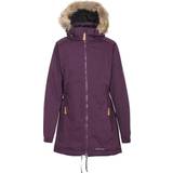 Purple Clothing Trespass Celebrity Fleece Lined Parka Jacket - Potent Purple