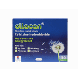 Allacan Cetrizine Hydrochloride 10mg 30pcs Tablet