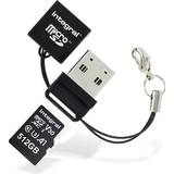 MicroSDHC Memory Card Readers Integral USB 2.0 Card Reader for microSD