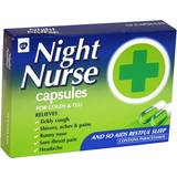 Cold - Cough - Dextromethorphan Medicines Night Nurse 10pcs Capsule