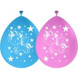 Folat Latex Ballon Unicorn Blue/Pink 8-pack
