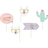 PartyDeco Photoprops Llama Mix 5-pack