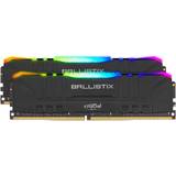 Crucial Ballistix Black RGB LED DDR4 3600MHz 2x8GB (BL2K8G36C16U4BL)