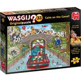 Jumbo Jigsaw Puzzles on sale Jumbo Wasgij Original 33 Calm on the Canal! 1000 Pieces