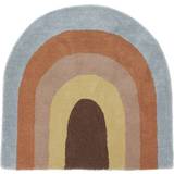 Multicoloured Rugs Kid's Room OYOY Rainbow Carpet 34.6x35.4"