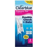 Women Self Tests Clearblue Double Check & Date Pregnancy Test 2-pack