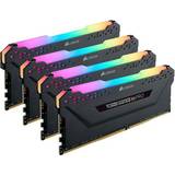 128 GB RAM Memory Corsair Vengeance Black RGB LED Pro DDR4 3200MHz 4x32GB (CMW128GX4M4E3200C16)