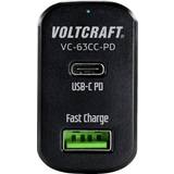 Cell Phone Chargers - Cigarette Lighter Outlet (12-24V) Batteries & Chargers Voltcraft VC-63CC-PD