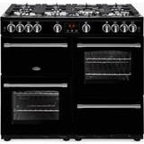 Belling Gas Ovens Cookers Belling Farmhouse 100G Black