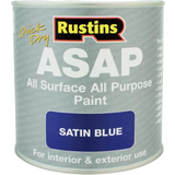 Rust-Oleum Blue - Metal Paint Rust-Oleum Quick Dry All Surface All Purpose Wood Paint Blue 0.25L
