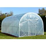 Plastic Freestanding Greenhouses Dancover Polytunnel Greenhouse 18m² Plastic Plastic