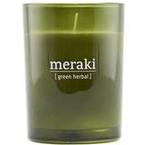 Meraki Green Herbal Large Scented Candle
