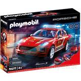 Playmobil Toy Vehicles on sale Playmobil Porsche Macan S Fire Department 70277