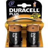 Batteries - Flash Light Battery Batteries & Chargers Duracell D Plus 2-pack