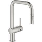 Stainless Steel Kitchen Taps Grohe Minta (32322DC2) Stainless Steel