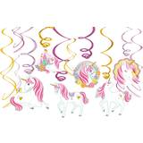 Swirls Amscan Swirl Magical Unicorn 12-pack
