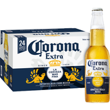 Glas Bottle Beer Corona Extra Mexican Lager Beer 4.6% 24x33cl