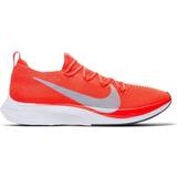 Orange - Unisex Running Shoes Nike Vaporfly 4% Flyknit - Bright Crimson/Ice Blue/Total Crimson