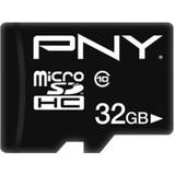 MicroSDHC Memory Cards PNY Performance Plus microSDHC Class 10 32GB +Adapter