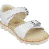Clarks Toddler Crown Bloom - White Leather