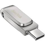 SanDisk 64 GB USB Flash Drives SanDisk USB 3.1 Ultra Dual Drive Luxe Type-C 64GB