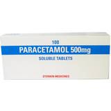 Cold - Water Soluble Medicines Paracetamol 500mg 350g 100pcs Effervescent Tablet