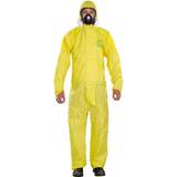 Yellow Disposable Coveralls Ansell Microgard 2300 Plus