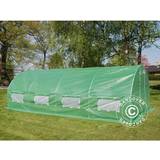 Plastic Freestanding Greenhouses Dancover Tunnel 24m² Stainless steel Plastic