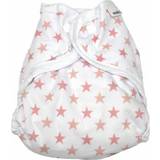 Cloth Diapers MuslinZ Nappy Wrap Pink Star Size 1