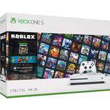 Xbox 360 (Selected titles) Game Consoles Microsoft Xbox One S 1TB - Roblox Bundle