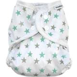 Cloth Diapers MuslinZ Nappy Wrap Mint Star Size 1
