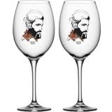 Kosta Boda Wine Glasses Kosta Boda All About You Wait For Him Wine Glass 52cl 2pcs