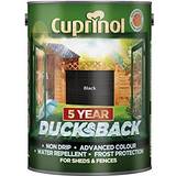 Cuprinol 5 year ducksback Paint Cuprinol 5 Year Ducksback Wood Protection Black 5L