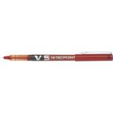 Pilot Hi-Tecpoint V5 Red Liquid Ink Rollerball Pen