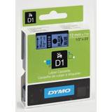 Dymo Label Cassette D1 Black on Blue 1.2cmx7m
